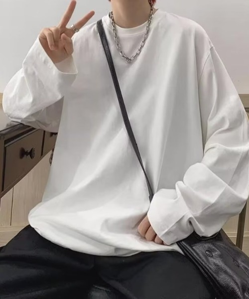 tシャツ スーパーユーティリティボリュームシルエットロングTシャツ