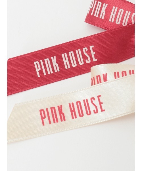 PINK HOUSE ピンクハウス ロゴリボンブローチ 2個セット PINK HOUSE / ピンクハウス ロゴリボンブローチ配色セット