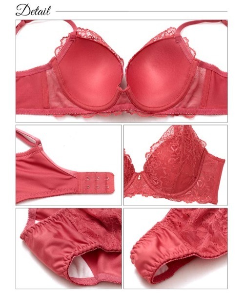 ブラジャー ショーツセット 「3点セット」トワイライトレース 育乳脇高