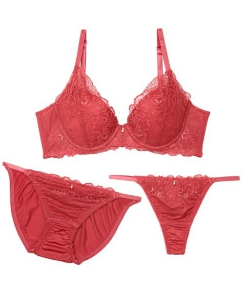 新品未使用　3点セット】トワイライトレース育乳脇高ブラジャー& フルバック&Tバックショーツ［大人気］グリーン-D70 D-75 ショーツM グリーン-D75/ショーツL) ブラジャー ショーツセット 「3点セット」トワイライトレース 育乳脇高