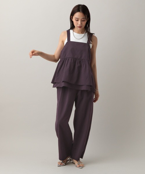 【美品】GLOBAL WORK  MATINEE LINE セットアップ GLOBAL WORK オールインワン MATINEE LINE/ビスチェ＊イージー