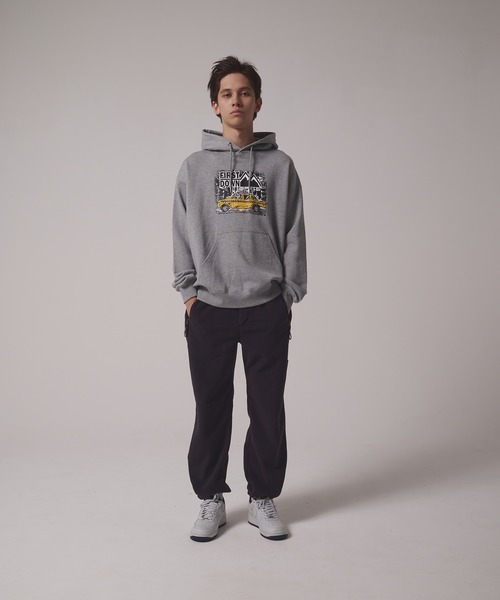 ファーストダウン FIRST DOWN PRINT PULLOVER HOODIE パーカー フーディー スウェットパーカー スエットパーカ メンズ レディース アウトドア FIRST DOWN（ファーストダウン） パーカー プリント スウェット パーカ