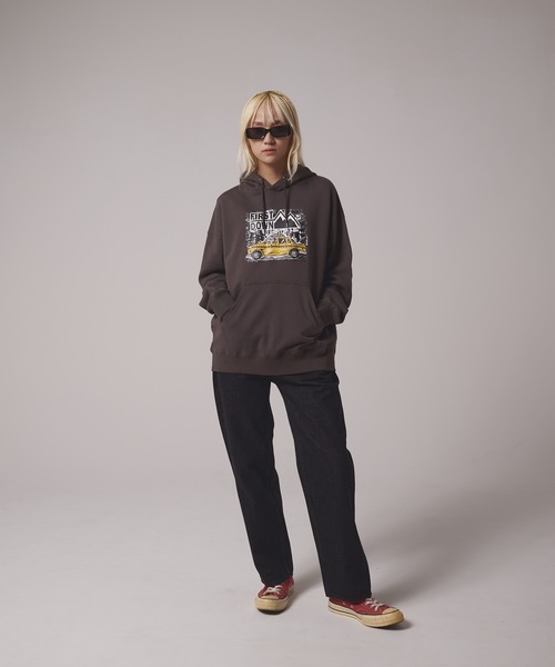 FIRST DOWN（ファーストダウン） パーカー プリント スウェット パーカ