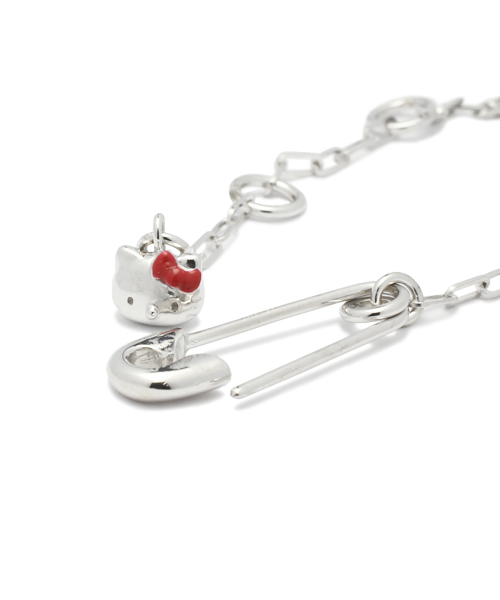 ブレスレット ハローキティ コラボ 安全ピン チェーン レディース ユニ