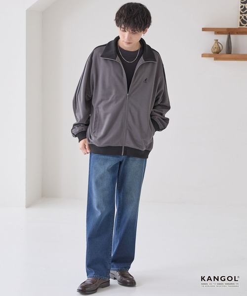 KANGOL(カンゴール) ジャージ 別注 ロゴ ワンポイント刺繍 サイド KANGOL(カンゴール) ジャージ 別注 ロゴ ワンポイント刺繍 サイド