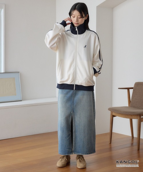 KANGOL（カンゴール） ジャージ 別注 ロゴ ワンポイント刺繍 サイド