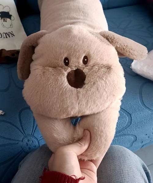 CELENA BEATS クッション クッションカバー もふもふ ロング 抱き枕 犬