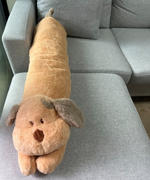 CELENA BEATS クッション クッションカバー もふもふ ロング 抱き枕 犬