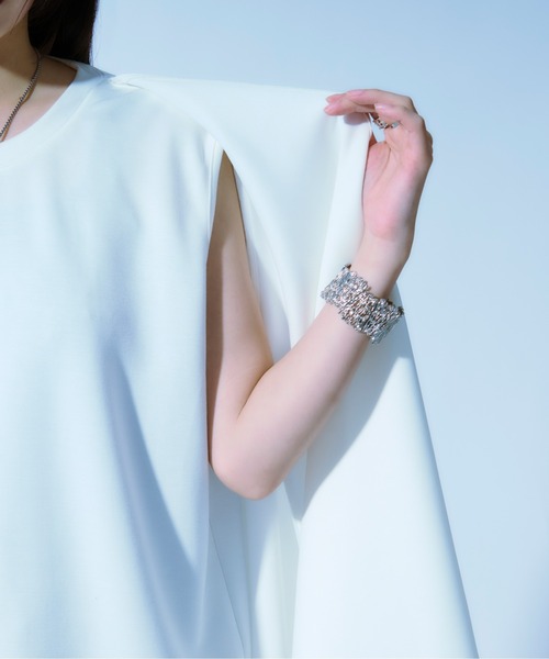 「Ellno Loset」 ノースリーブトップス LARGE オフホワイト メンズ_画像2