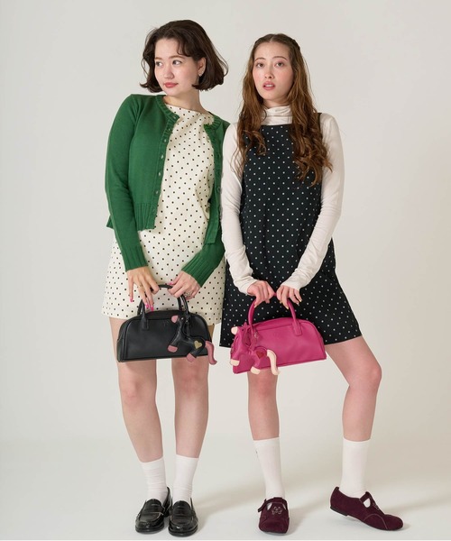 tina:jojun 星付き ショルダーバッグ オリーブ 2026 AW tina:jojun 星付き ショルダーバッグ オリーブ 2026 AW TINA:JOJUN