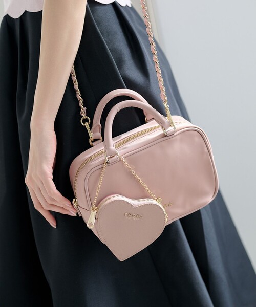 TOCCA（トッカ） ポーチ WISH IN HEART CHARM POUCH チャームポーチ