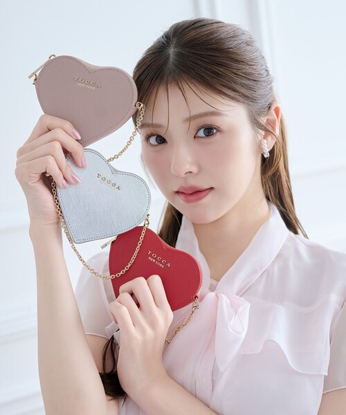 TOCCA（トッカ） ポーチ WISH IN HEART CHARM POUCH チャームポーチ
