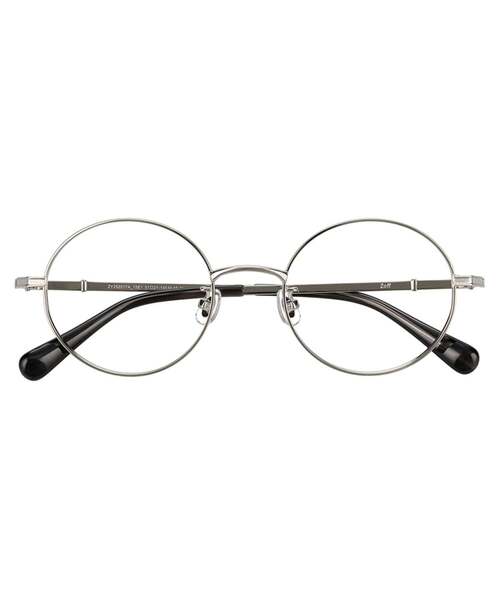 Zoff（ゾフ） 伊達メガネ メガネ 眼鏡 ラウンド型 メガネ 丸型 メタル
