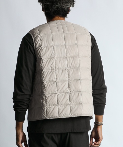 TAION（タイオン） ダウンベスト ベスト TAION×DUFFER V-NECK DOWN