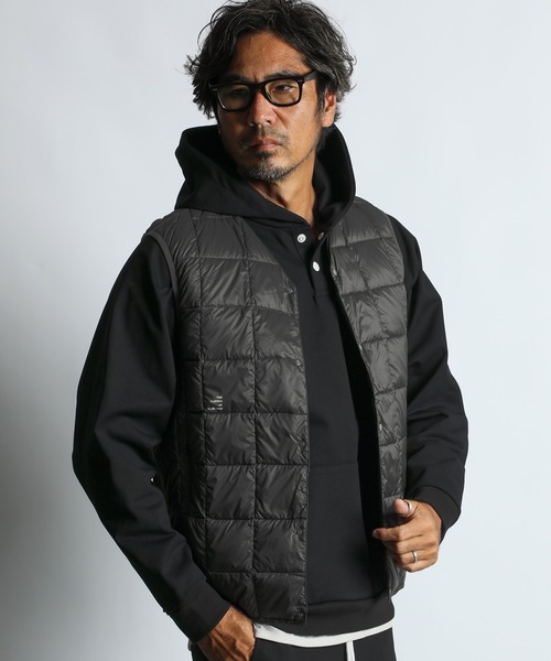 TAION（タイオン） ダウンベスト ベスト TAION×DUFFER V-NECK DOWN