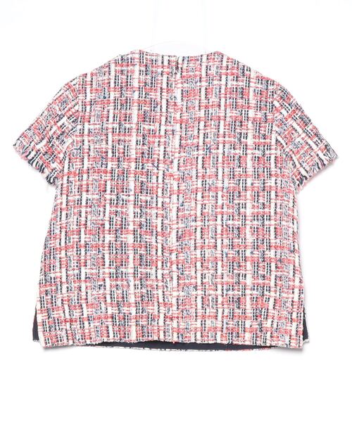 「GREED」 半袖ブラウス S レッド レディース_画像2