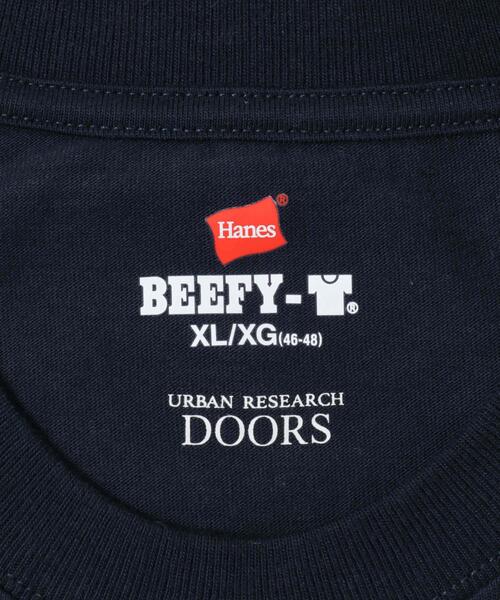 tシャツ 「別注」HANES×DOORS　BEEFY-T DOORS FIT LONG-SLEEVE メンズ | Hanes | 08