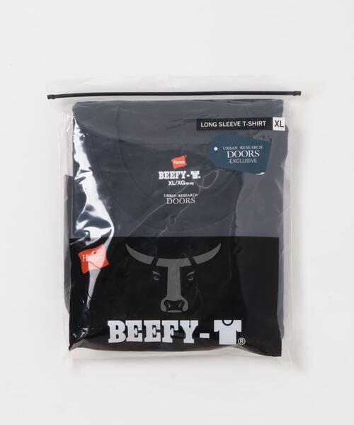 tシャツ 「別注」HANES×DOORS　BEEFY-T DOORS FIT LONG-SLEEVE メンズ | Hanes | 06
