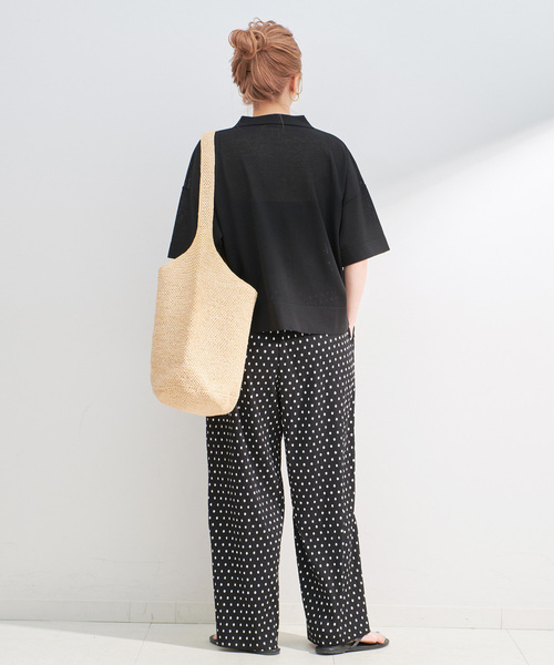 「B.C STOCK」 半袖ニット FREE ベージュ レディース_画像4