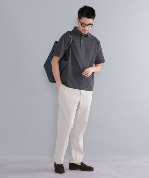 「SHIPS」 半袖ポロシャツ X-LARGE ブラック メンズ_画像2