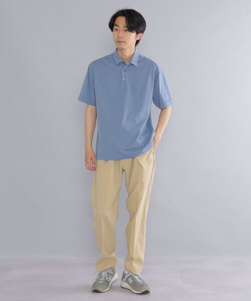 「SHIPS」 半袖ポロシャツ X-LARGE ブラック メンズ_画像6