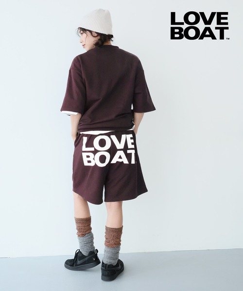 「LOVE BOAT」 半袖Tシャツ M ブラック レディース_画像3
