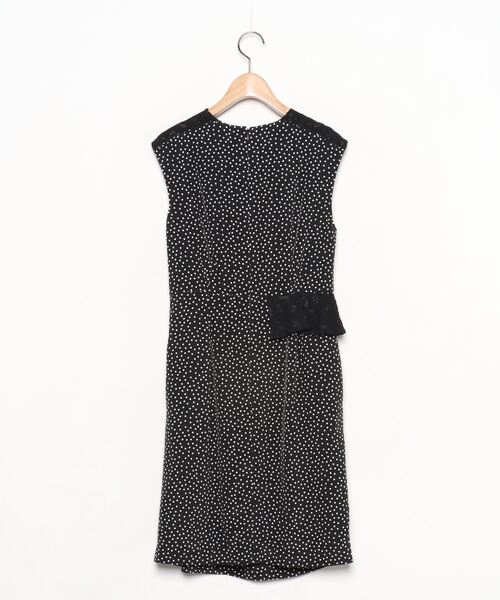 「FLICKA」 ノースリーブワンピース 0 ブラック レディース_画像2