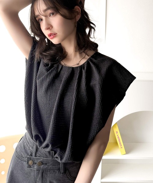 「classicalelf」 ノースリーブブラウス MEDIUM ベージュ レディース_画像5