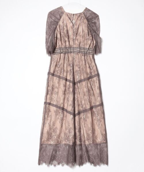 「Dorry Doll」 半袖ワンピース M モカ レディース_画像2