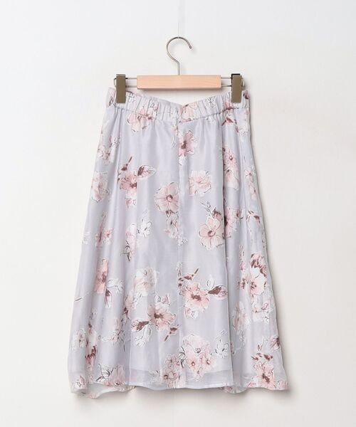 「Debut de Fiore」 フレアスカート 38 グレー レディース_画像2