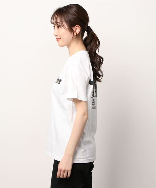 「mmts」 半袖Tシャツ MEDIUM サックスブルー レディース_画像2