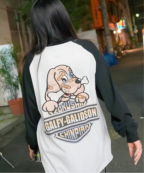 GALFY（ガルフィー） tシャツ GA×GALFY-バイク乗りロンTee メンズ