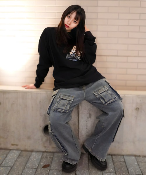 GALFY（ガルフィー） tシャツ GA×GALFY-バイク乗りロンTee メンズ