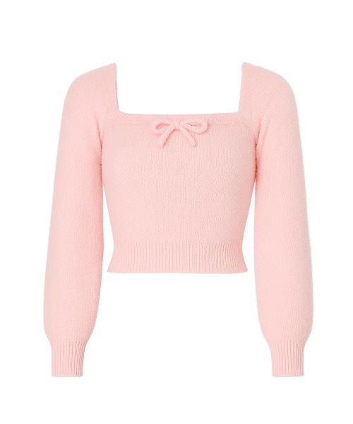 JilLA ニット セーター 「2点セット」Ribbon Knit Camisole Ensemble