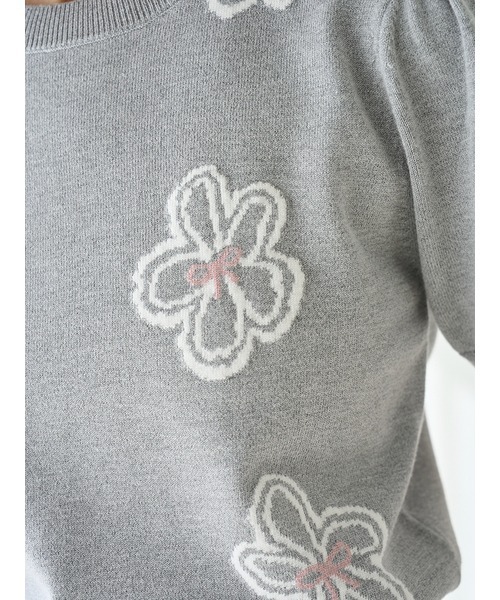 「SNIDEL」 半袖ニット ONE SIZE ホワイト レディース_画像9