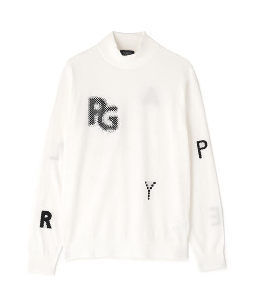 PEARLY GATES（パーリーゲイツ） tシャツ 12G部分ジャガードカシミヤ