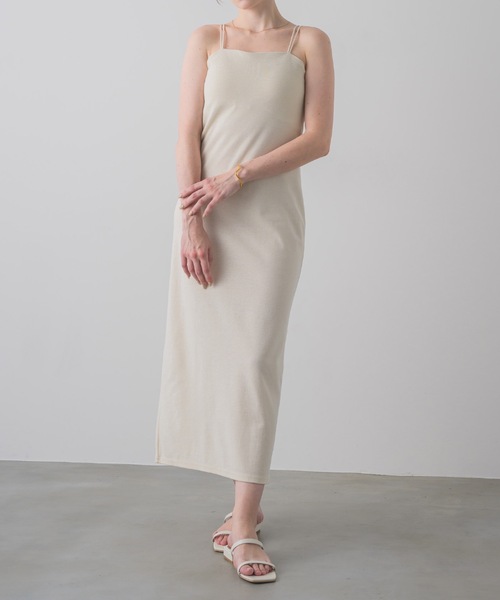 「muku」 キャミソールワンピース FREE ブラック レディース_画像9