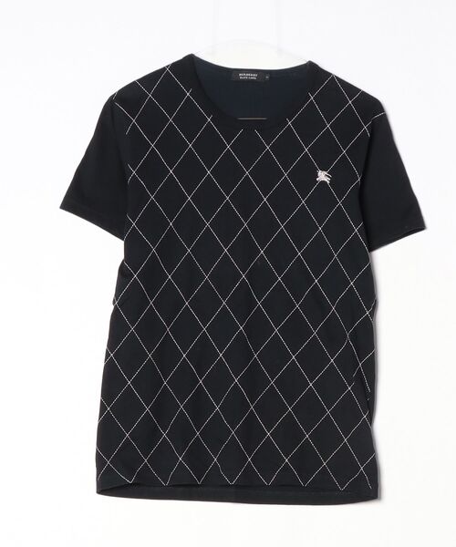 【美品】BURBERRY BLACK LABELT半袖Tシャツ 2 ブラック BURBERRY BLACK LABEL（バーバリーブラックレーベル） 半袖Tシャツ 2