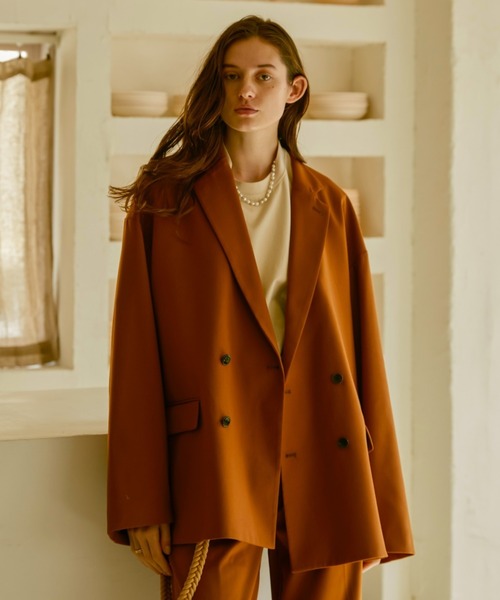 soerte テーラードジャケット 2 オレンジ メンズ : ZOZOTOWN Yahoo!店