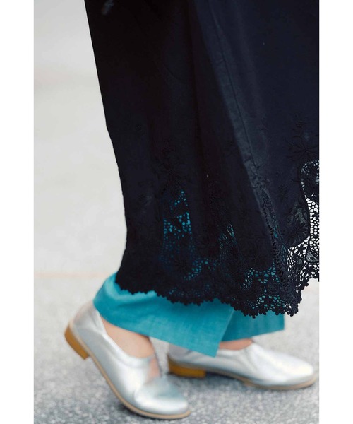 「Live in comfort」 長袖ワンピース MEDIUM ブラック レディース_画像2