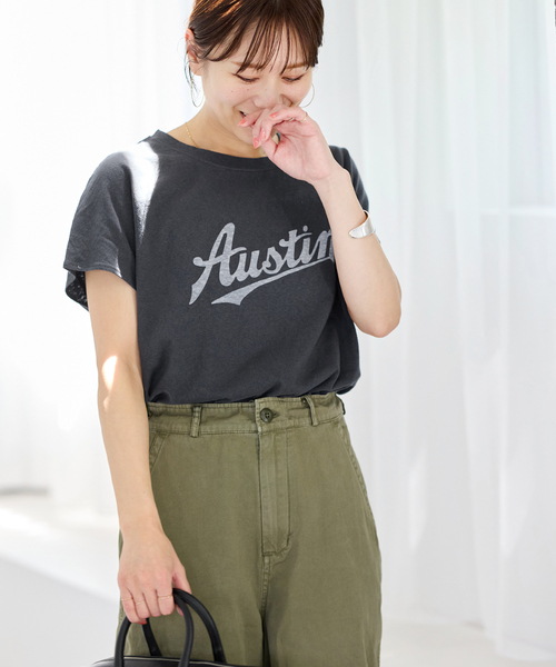 「RIDING HIGH」 半袖Tシャツ FREE ホワイト レディース_画像6