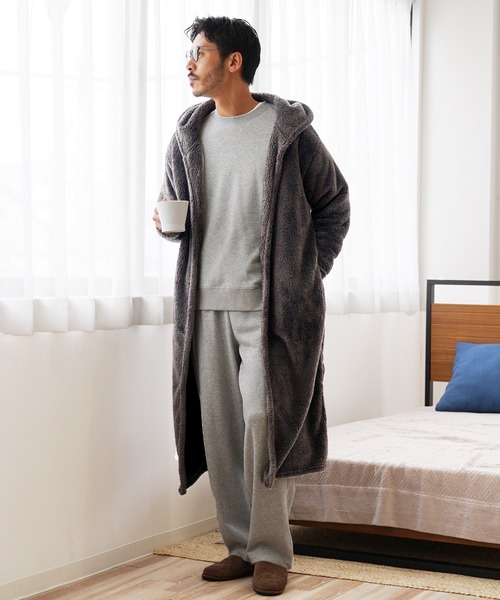 JIGGYS SHOP（ジギーズショップ） パジャマ 着る毛布 モコボアフード