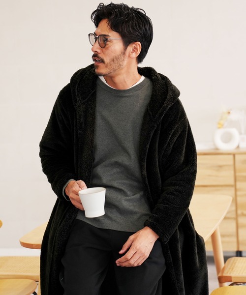 JIGGYS SHOP（ジギーズショップ） パジャマ 着る毛布 モコボアフード