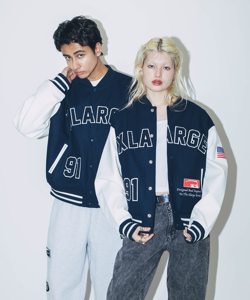 XLARGE（エクストラ ラージ） スタジャン M ブラック メンズ