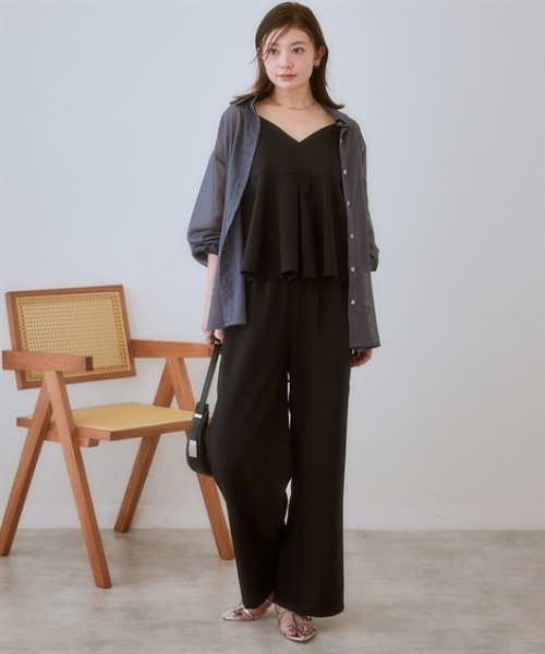 「nissen」 セットアップ L ブラック レディース_画像2