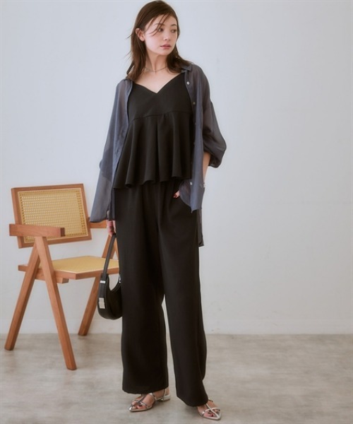 「nissen」 セットアップ L ブラック レディース_画像3