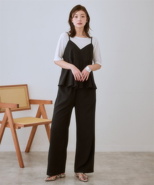 「nissen」 セットアップ L ブラック レディース_画像4