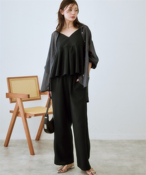 「nissen」 セットアップ L ブラック レディース_画像7