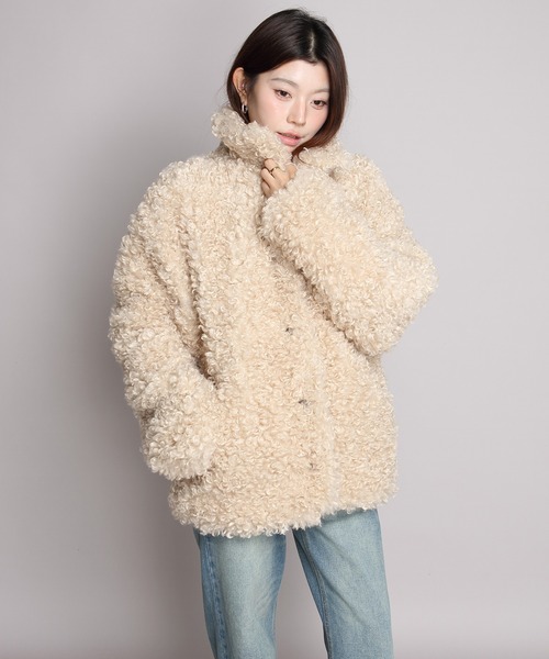 ブルゾン アウター プードルファーブルゾン レディース : ZOZOTOWN