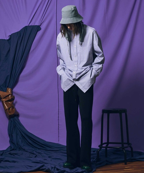 「MAISON SPECIAL」 長袖シャツ 1 ブルー メンズ_画像3